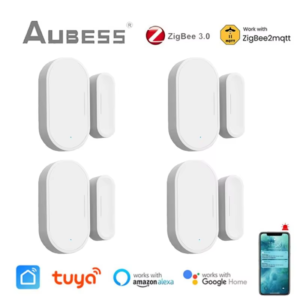 Tuya Zigbee 3.0 Door Window Sensor Smart Home Door Open Closed Detector SmartLife App Control Via Alexa Google Home Zigbee2MQTT-image